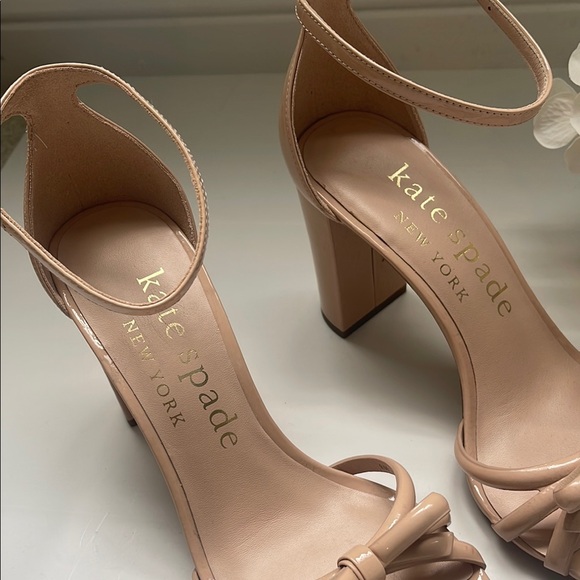 Kate Spade New York Nude Flamenco Dress Sandal Heels - Picture 4 of 6